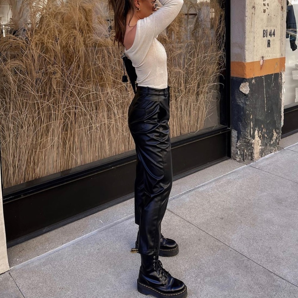 Leather trousers